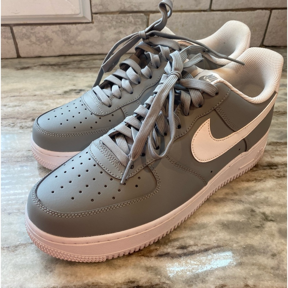 Nike Air Force 1 grey and white size 9